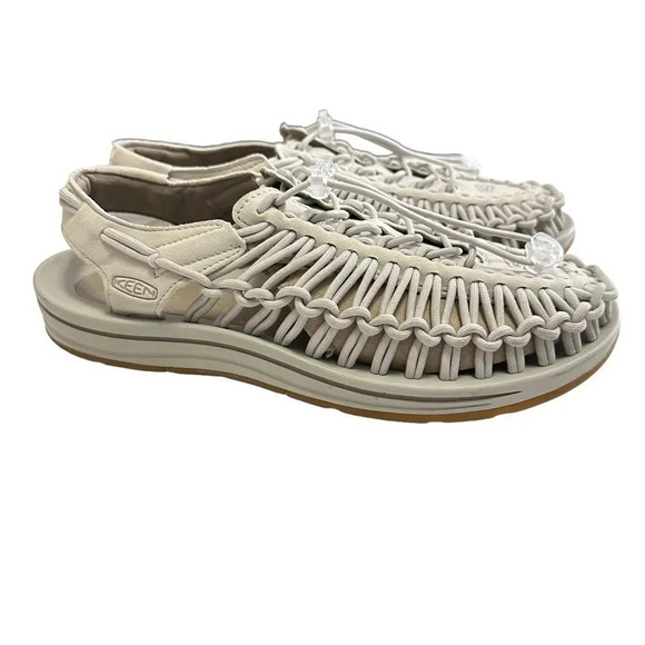 Keen Uneek Sneaker 8.5 Gray Anti Odor Bungee Cord Lace...